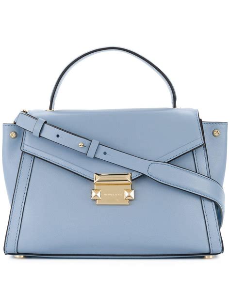 light blue michael kors bag